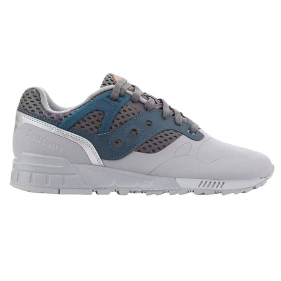 NWOB SAUCONY Grid SD HT 'Grey Navy' Sneakers Size 7.5 - Picture 1 of 7